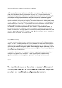 Frequent Itemset Mining in Big Data