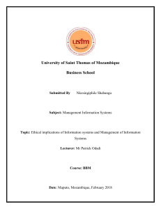 Ethical Implications of Information Systems Essay