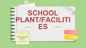 School Plant & Facilities Design Guidelines