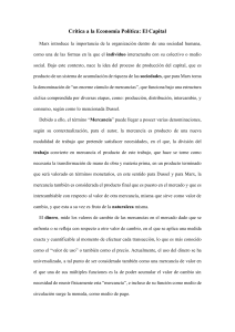 Crítica de Marx a la Economía Política: El Capital