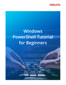 PowerShell Tutorial for Beginners