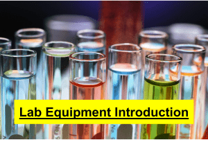 Lab Equipment Introduction Presentation