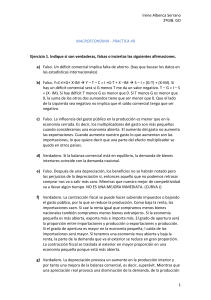 Macroeconomía: Práctica 4B - Ejercicios Resueltos