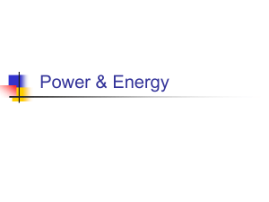 Power and Energy: Calculations & Cost