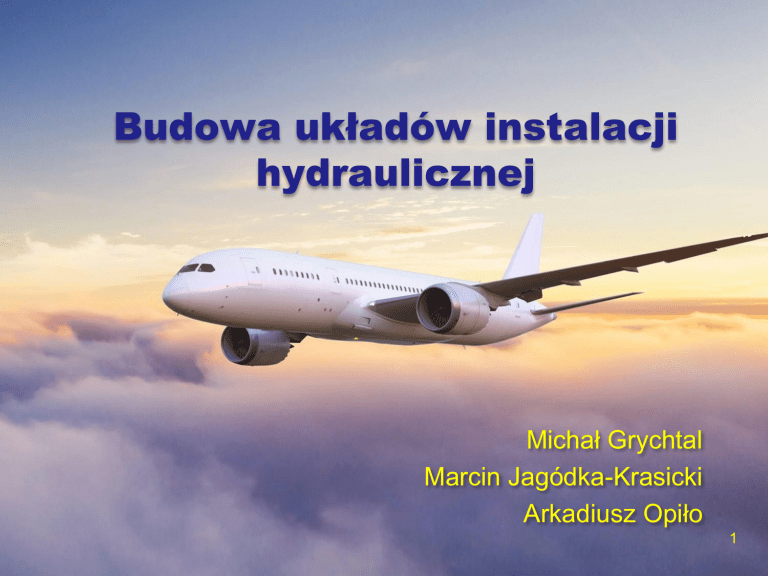 Budowa układów hydraulicznych - prezentacja