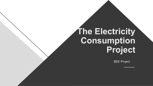 Electricity Consumption Project: Energy Cost Calculation