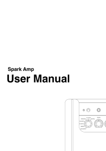 Spark Amp User Manual 0.6
