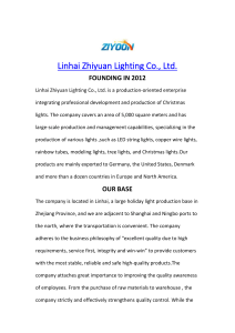Linhai Zhiyuan Lighting Co., Ltd. ziyoon