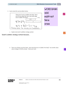 Math Assessment: Addition & Subtraction within 200