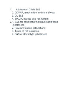 Medical Conditions & Treatments Study Guide