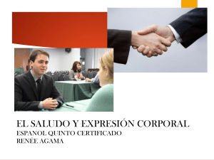 Saludo y Expresión Corporal en Entrevistas