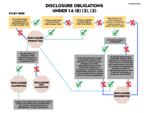 Chart re disclosure and fraud(1)
