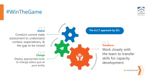 A.C.T. Approach: Assess, Change, Transform - SCL Strategy