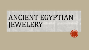 Ancient Egyptian jewelry