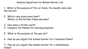 Bunsen Burner Lab Analysis Questions