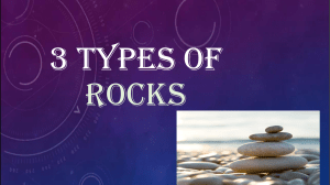 3 Types of Rocks: Rock Cycle Presentation