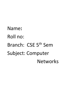 CN Practical File CSE 