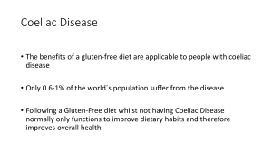 Coeliac Disease & Gluten-Free Diet Overview