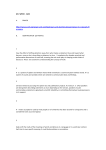 Language & Communication Quiz