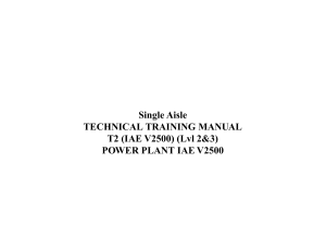 IAE V2500 Power Plant Training Manual