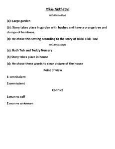 Rikki-Tikki-Tavi Analysis Worksheet
