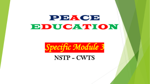 NSTP-CWTS-Specific-Module-3-Peace-Education