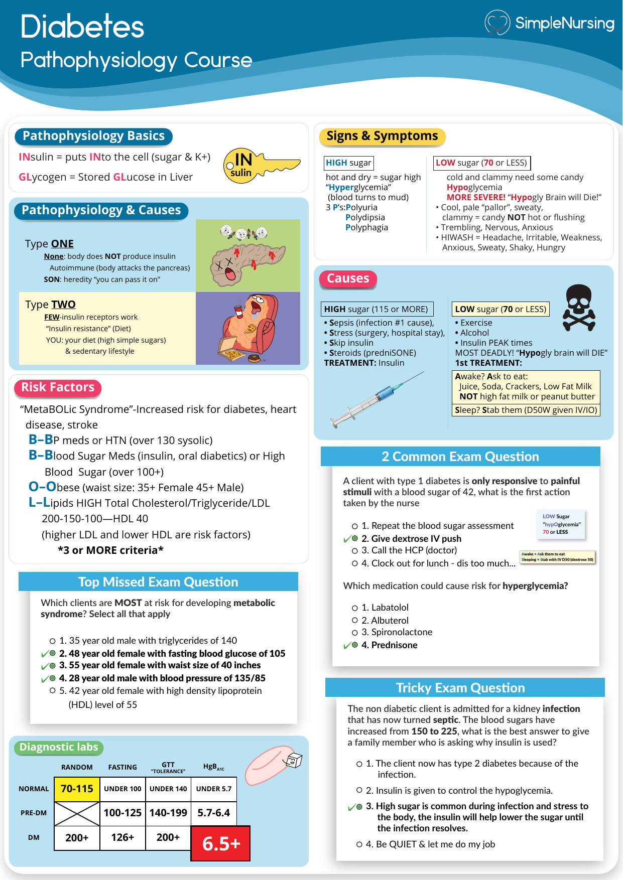 1 Diabetes Patho Causes Signs Labs
