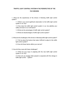 PUV Drivers Traffic Light Control System Questionnaire