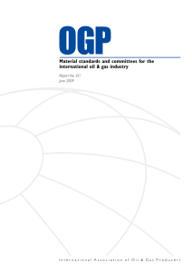 Oil & Gas Material Standards: A Comprehensive Report