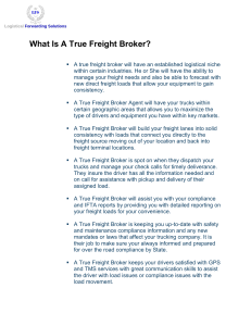 what is a true freight broker