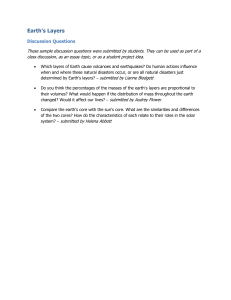 Earth's Layers: Discussion Questions for Students