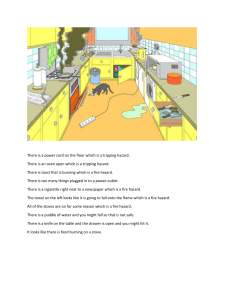 Kitchen Safety Hazards Illustration