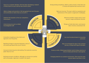 Hotel Chain SWOT Analysis: Strengths, Weaknesses, Opportunities, Threats