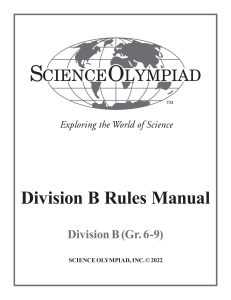 Science Olympiad