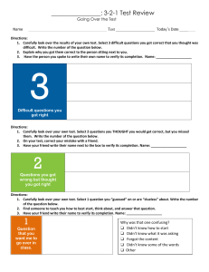 3-2-1 Test Review Worksheet
