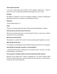 Interview Prep: Computer Programming Job Application