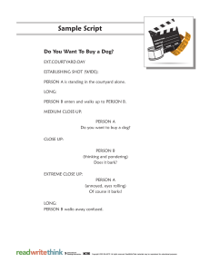 Sample Script: Do You Want to Buy a Dog?
