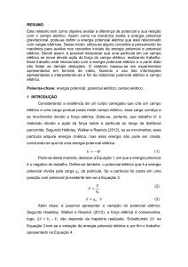 Potencial Elétrico e Campo Elétrico: Um Relatório