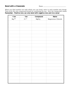 Ionic Bonding Worksheet: Practice Forming Compounds