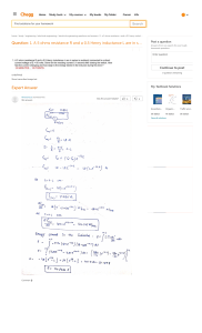 RL Circuit Analysis: Current, Energy, and Rate of Change