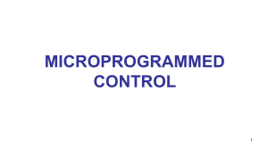 Microprogrammed Control Presentation