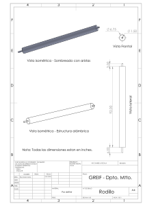 Dibujo Técnico de Rodillo