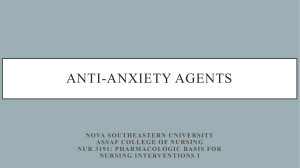 Anti-Anxiety Agents