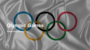 Olympic Games Presentation: Nature vs. City