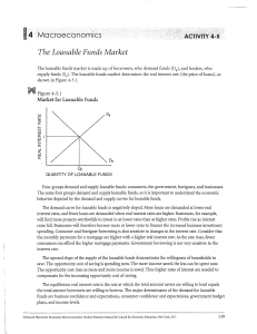 Loanable Funds Market: Macroeconomics Explained