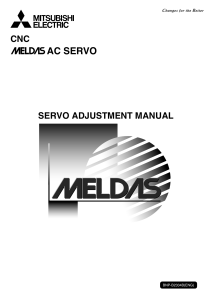 Manual Mitsubishi Servo AC Meldas
