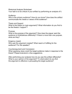 Rhetorical Analysis Worksheet: Analyze Arguments Effectively
