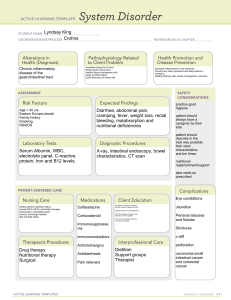 Crohn's Disease: Active Learning Template