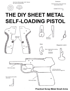 DIY Sheet Metal Pistol Plans