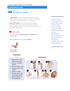 Spanish 2 Conversation: Body Aches & Activities